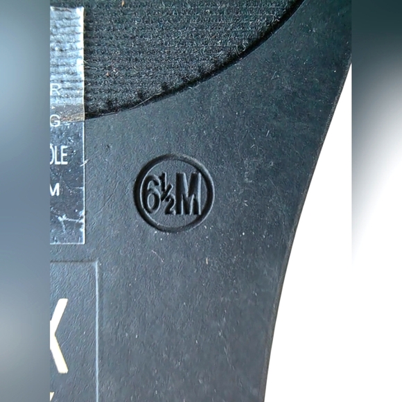 Mix No. 6 Black and Gold Chain Sandals Size 6.5 - Picture 4 of 6